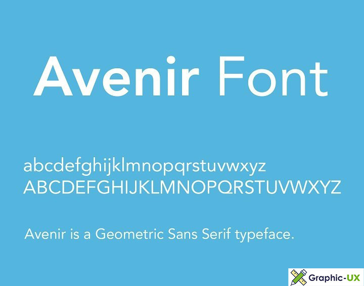 Avenir Download Free Font Mac